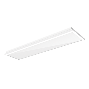 Светодиодный светильник VARTON тип кромки V-Clip 1200х300 35 Вт 4000 K IP40 RAL9010 с равномерной засветкой с рассеивателем опал в комплекте